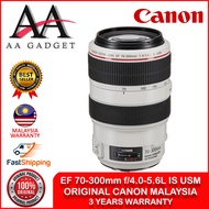 Canon EF 70-300mm f/4.0-5.6 L IS USM Ship from Malaysia (Original Canon Malaysia)