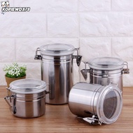 KOPIEWDX78JQ 1Pcs Sealed Container, Holder Airtight Stainless Steel Canister,  4inch/5inch Food Stor