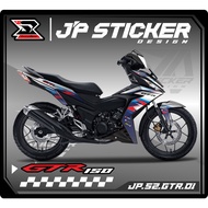 GTR Sticker Striping GTR 150 - Honda SUPRA GTR 150 Motorcycle Sticker List Racing Variations (JP.S2)
