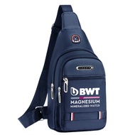 Ready Stock BWT Magnesium Water Chest Sling Bag Men Waterproof Canvas Fanny Pack Crossbody Bag Light