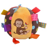 New Born Baby Toys Animal Ball Soft Stuffed Balls Infant Rattles Body Building Educational Plush Cot