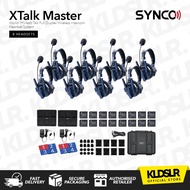 Synco Xtalk Master Intercom System with 4 & 8 Single-Ear Headsets
