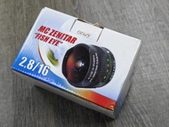 Zenitar Fisheye 澤尼塔爾F2.8/16mm魚眼鏡頭，Nikon 接環