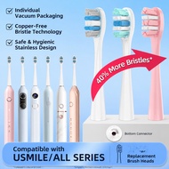 12PCS Replacement Toothbrush Heads for Usmile Y1S Y4 U1 U2 U3 P1 P4 Sonic Electric Toothbrush, Soft 