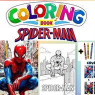 SPIDERMAN COLORING ACTIVITY BOOK –FUN & EDUCATIONAL GIFT, BIRTHDAY GIVEAWAY, PARTY LOOTBAG FOR KIDS