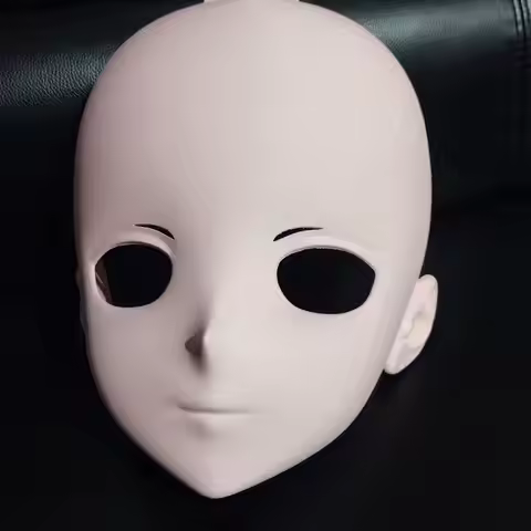 Boy/Bily Character Black Kig Half Head Anime Cosplay Kigurumi Head Costume Anime DIY Accessories