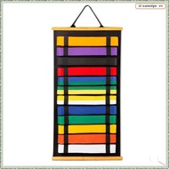 [dreamedge] 12 Belts Karate Belt Display Rack, Felt Taekwondo Belt Display, Martial Art Belt Display