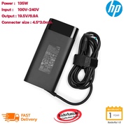 (ส่งฟรี ประกัน 1 ปี) HP Adapter ของแท้ 19.5V/6.9A 135W 4.5*3.0mm สายชาร์จ HP Spectre 15-df x360 อะแด