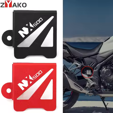 For Honda NX500 NX 500 2023 2024 2025 NX400 CNC Motorcycle Rear Brake Pump Fluid Tank Oil Cup Reserv