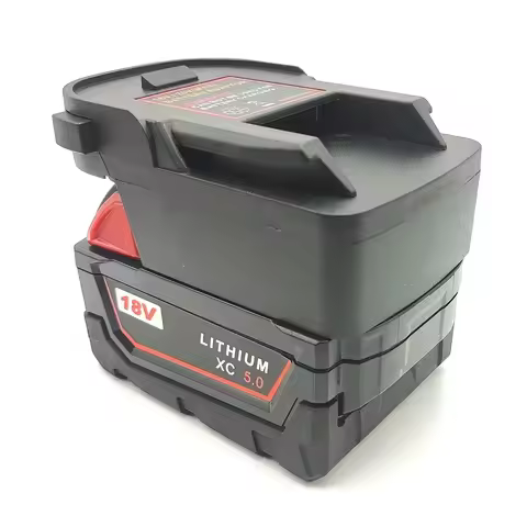 For RIDGID/AEG Tool Converter for Milwaukee 18V Lithium Batteries To for RIDGID/AEG Lithium Battery 
