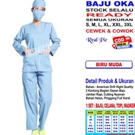 Paket Promo Baju OK Baju OKA Baju Perawat Baju Jaga Pria &amp; Wanita Leng