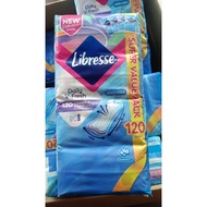 Libresse Daily V-Fresh Panty Liners 120 pcs with extra long 19cm