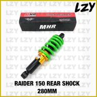 ▬ ✙ ☇◑ MHR 280mm Raider R150 280mm Rear Suspension Shock Absorber Raider150