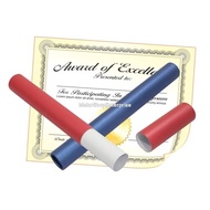 Certificate Scroll | Certificate Paper | Scroll | Certificate Maroon Blue | Ready Stock 🔥