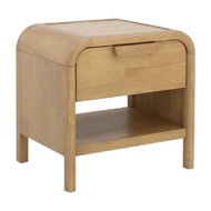 AOMORI โต๊ะข้างเตียงไม้จริง WO