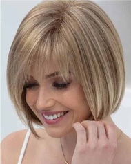 Wig Bob Pirang Wig Blonde Wig Korean Style Wig Blonde Wig Wanita Wig Putih Wig Kekinian Wig Poni Var