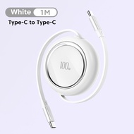 Elough PD 100W Retractable Type C to USB C Fast Charge Data Cable For iPhone 15 MacBook Samsung Xiaomi USB C To Lightning Cable
