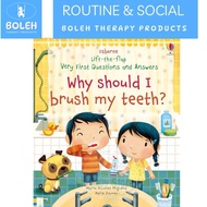 BOLEH Usborne Why Should I Brush My Teeth? Speecth Therapy Daily Routine