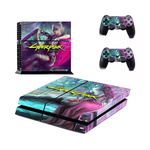 PVC Sticker Skin For PS4 Slim Sticker For Sony Playstation4 Slim Controller Skin Sticker For PS4 Ski