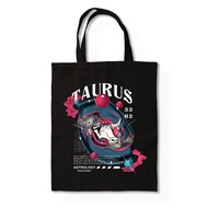 Thesilversky Men's Tote Bag ZodiacTaurus, D3E7 multi-purpose, cool, fashion, multifunctional, modern