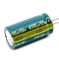 3-5PCS 50V4700UF Aluminum Electrolytic Capacitor Low Esr/impedance High Frequency Size 18*35 4700uf5