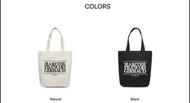 現貨！韓國marithe francois girbaud 帆布袋黑色白色全新未剪牌black white canvas bag