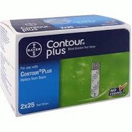 Bayer Contour Plus Blood Glucose Test Strips