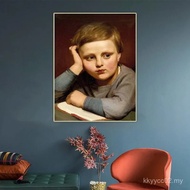 Fritz Zuber-Buhler "Historical Baby" Oil Painting on Canvas Aesthetic Decorative Background Wall Dec