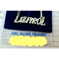Name Counter 8 Letters Silver 925