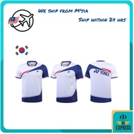 (BTM-34)Ready stock and ship from Malaysia🚐📢📣🎈 2021 Yonex Korean Team Badminton Jersey#YONEX