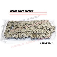 READY PART CHAIN GEAR 428-120 Dtx 100 DTX100 GP100 GP125 GP-100-125 DT100 DT125 CODE 118