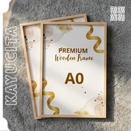 A0 Wooden Photo Frame A0 Size Wooden FrameFrame Foto 84.1 X 119.8 cm Natural Pine Wood Frame