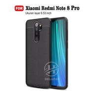 Case Leather AutoFocus Original For Xiaomi Redmi Note 8 Pro