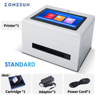 ZONESUN Tabletop Inkjet Printer ZS-TIP127 Portable 12.7mm QR Barcode Batch Expiry Date Serial Number