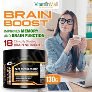 [Bundle of 4] EC Sport Brain Booster - 18 Vitamin For Brain, Nootropic Brain Supplement for Memory &