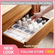 Honeycomb Drawer Organizer Partition Storage Box Office Space Saver