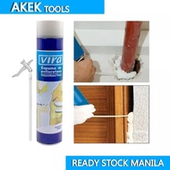 750ml Vira Polyurethane Foam Caulk PU Waterproof Foam Spray Penampal Lubang 泡沫填缝剂