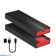 zebeaacc M 2 NVMe 2230 2242 2260 2280 Enclosure Hard Drive Enclosure USB C Adapter