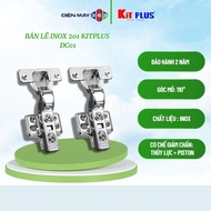 KITPLUS DC01 Stainless Steel Damping Hinge – Opening Angle 110 – Smooth and Durable Hydraulic Dampin