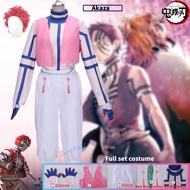 Anime Demon Slayer Akaza Party Cosplay Full Set Adult Costume Japanese Kimono Uniform Halloween Haku