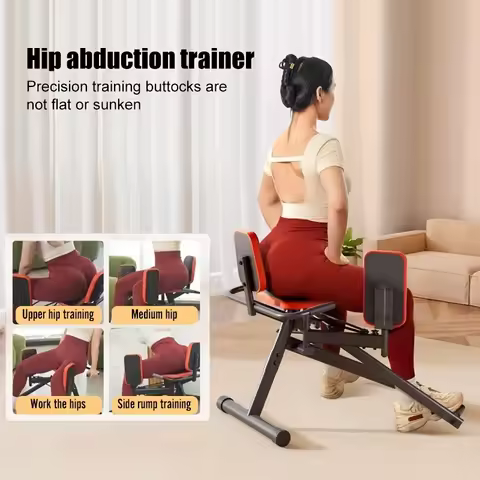 Home hip and thigh exercise equipment, adjustable resistance, leg abduction machine, hip trainer, co