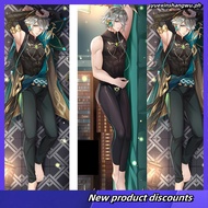 Game Genshin  Impact Wanderer Scaramouche Dakimakura Hugging Body Pillow Case Anime Peach Skin Fullb