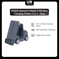 ADAM elements Model 5-in-1 Wireless Charging Stationa - Gray