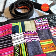 Long Shoulder Strap Bag Hmong Embroidery Work Hill Tribe