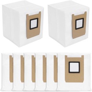 DR DAPPER 8 Pack Dust Bags, Serasi dengan Eufy E28 Omni/E25 Omni Robot Vacuum, Kapasiti Besar 3L, Re