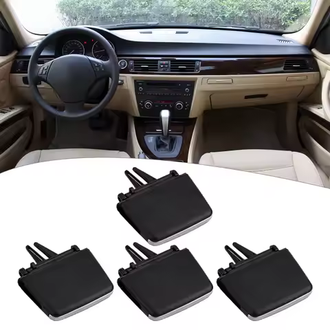4pcs CarFront A/C Air Vent Outlet Tab Clips Repair Kit For BMW 3 Series E90 E91 E92 AutowwwInteriorw