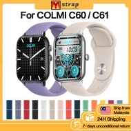 Soft Silicone Strap For COLMI C60 Smart Watch Sport replacement strap wristband COLMI C61 20mm Silic