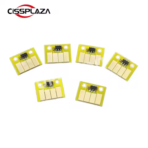 CISSPLAZA 6PCS permanent Chip compatible for HP 84 85 for DesignJet 130 30 90 5016A 9425A 9426A 9427