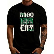 Urban Street Style Men'S T-Shirt Brooklyn New York City 1984 Graphic Design Summer Casual Wear for T