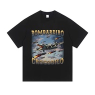 Crocodile Bomber T-Shirt Funny Crocodile Bomber Fun Unisex T-Shirt Men